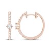 Thumbnail Image 1 of KAY Lab-Grown Diamonds Hoop Earrings 1/2 ct tw 14K Rose Gold