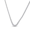 Thumbnail Image 2 of Multi-Diamond Riviera Necklace 6 ct tw 14K White Gold 16"