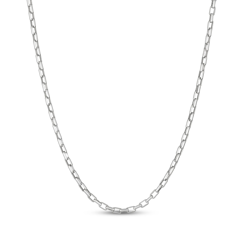 Main Image 1 of 3.1mm Paperclip Chain Necklace Solid Sterling Silver 22"