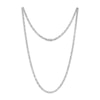 Thumbnail Image 2 of 3.1mm Paperclip Chain Necklace Solid Sterling Silver 22"