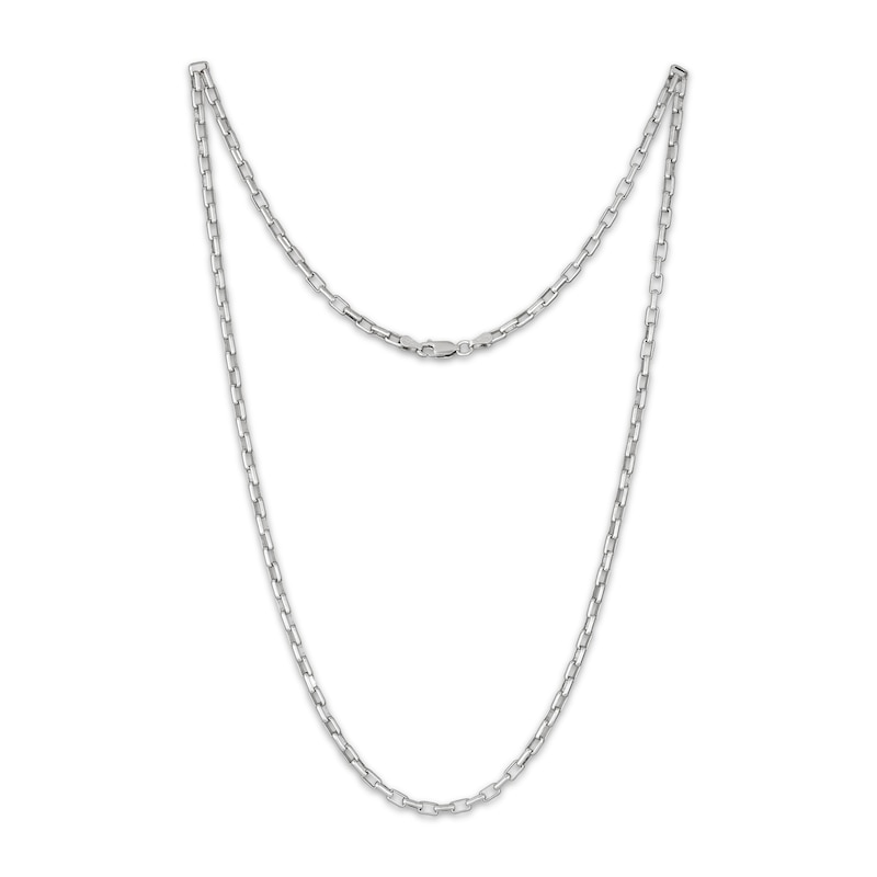 Main Image 2 of 3.1mm Paperclip Chain Necklace Solid Sterling Silver 22"