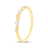 Thumbnail Image 2 of Adore Diamond & Milgrain Anniversary Ring 1/20 ct tw 10K Yellow Gold