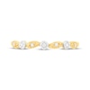 Thumbnail Image 3 of Adore Diamond & Milgrain Anniversary Ring 1/20 ct tw 10K Yellow Gold