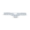 Thumbnail Image 4 of Adore Lab-Grown Diamond Chevron Anniversary Ring 1/2 ct tw 14K White Gold