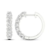 Thumbnail Image 3 of Adore Heirloom Certified Diamond Hoop Earrings 1-1/2 ct tw Platinum