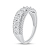 Thumbnail Image 2 of Adore Diamond Three-Row Anniversary Ring 1/2 ct tw 10K White Gold