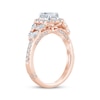 Thumbnail Image 2 of Monique Lhuillier Bliss Oval-Cut Diamond Double Halo Engagement Ring 1-1/4 ct tw 18K Two-Tone Gold