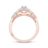 Thumbnail Image 3 of Monique Lhuillier Bliss Oval-Cut Diamond Double Halo Engagement Ring 1-1/4 ct tw 18K Two-Tone Gold