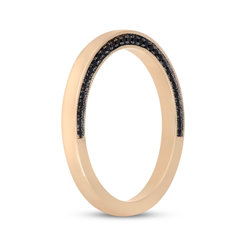 Main Image 2 of Neil Lane Black Diamond Wedding Band 1/5 ct tw 14K Yellow Gold