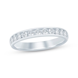 Adore Lab-Grown Diamonds Channel-Set Anniversary Ring 1/2 ct tw 14K White Gold