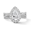 Thumbnail Image 3 of Neil Lane Artistry Pear-Shaped Lab-Grown Diamond Halo Bridal Set 2-1/2 ct tw 14K White Gold