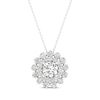 Thumbnail Image 1 of KAY Lab-Grown Diamonds Double Frame Necklace 1 ct tw 14K White Gold 18”