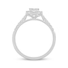 Thumbnail Image 2 of Baguette & Round-Cut Diamond Promise Ring 1/3 ct tw 10K White Gold