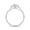 Thumbnail Image 2 of Baguette & Round-Cut Diamond Promise Ring 1/3 ct tw 10K White Gold