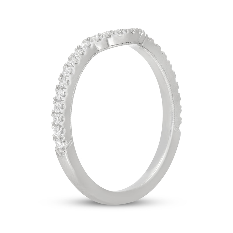 Main Image 8 of Neil Lane Diamond Contour Wedding Band 1/4 ct tw 14K White Gold