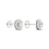 Thumbnail Image 4 of KAY Lab-Grown Diamonds Round-Cut Halo Stud Earrings 1 ct tw 14K White Gold (F/VS2)