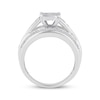 Thumbnail Image 2 of Adore Princess-Cut Multi-Diamond Center Engagement Ring 1 ct tw 10K White Gold