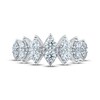 Thumbnail Image 3 of Diamond Marquise Frame Fashion Ring 1 ct tw 14K White Gold