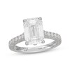 Thumbnail Image 1 of Neil Lane Artistry Heritage Emerald-Cut Lab-Grown Diamond Engagement Ring 4-1/2 ct tw Platinum