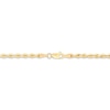 Thumbnail Image 3 of Silk Rope Chain Necklace 3.7mm Solid 14K Yellow Gold 18"