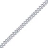 Thumbnail Image 2 of Men's Diamond Spike Link Chain Bracelet 1 ct tw Sterling Silver 8.5"