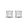 Thumbnail Image 2 of Men's KAY Lab-Grown Diamonds Square-Cut Quad Stud Earrings 1 ct tw 10K White Gold