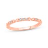 Thumbnail Image 1 of Diamond Stackable Wedding Band 1/20 ct tw 14K Rose Gold