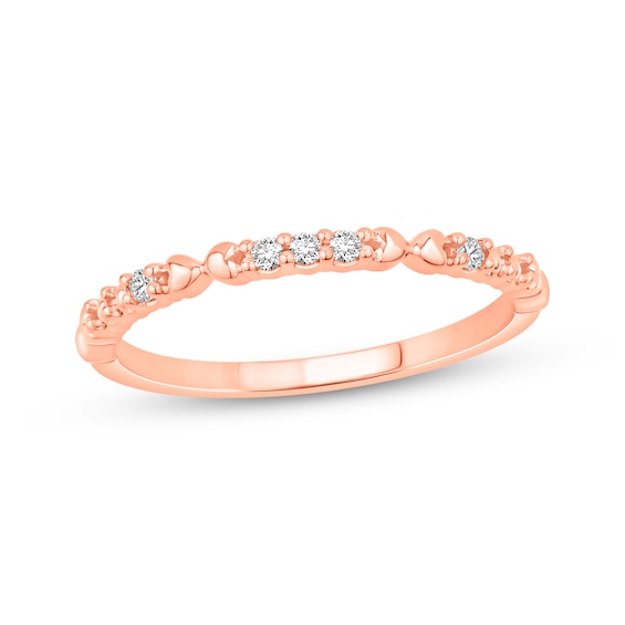 Adore Diamond Stackable Wedding Band 1/20 ct tw 14K Rose Gold