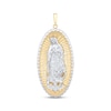 Thumbnail Image 1 of Diamond-Cut Our Lady of Guadalupe Oval Charm 10K Yellow Gold