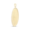 Thumbnail Image 3 of Diamond-Cut Our Lady of Guadalupe Oval Charm 10K Yellow Gold