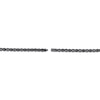 Thumbnail Image 3 of Men's Black Sapphire Chain Link Bracelet Matte Gunmetal-Plated Sterling Silver 8.5"