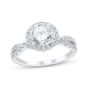 Thumbnail Image 1 of Adore Lab-Grown Diamonds Round-Cut Halo Engagement Ring 2 ct tw 10K White Gold