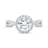Thumbnail Image 3 of Adore Lab-Grown Diamonds Round-Cut Halo Engagement Ring 2 ct tw 10K White Gold