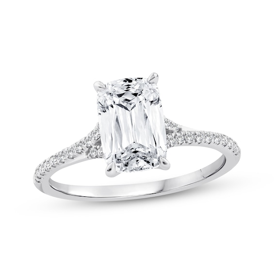Adore Lab-Grown Diamonds Certified Elongated Cushion-Cut Engagement Ring 2-1/5 ct tw 14K White Gold