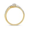 Thumbnail Image 2 of Diamond Multi-Row Bypass Ring 3/4 ct tw 10K Yellow Gold