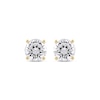 Thumbnail Image 2 of KAY Lab-Grown Diamonds Round-Cut Solitaire Stud Earrings 2 ct tw 14K Yellow Gold (F/SI2)