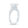 Thumbnail Image 2 of Monique Lhuillier Bliss Emerald-Cut Lab-Grown Diamond Engagement Ring 2 ct tw 18K White Gold