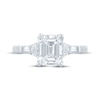 Thumbnail Image 4 of Monique Lhuillier Bliss Emerald-Cut Lab-Grown Diamond Engagement Ring 2 ct tw 18K White Gold