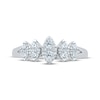 Thumbnail Image 3 of Diamond Marquise Frame Fashion Ring 1/2 ct tw 10K White Gold