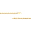 Thumbnail Image 2 of Silk Rope Chain Necklace 2.5mm Solid 14K Yellow Gold 20"