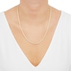 Thumbnail Image 3 of Silk Rope Chain Necklace 2.5mm Solid 14K Yellow Gold 20"