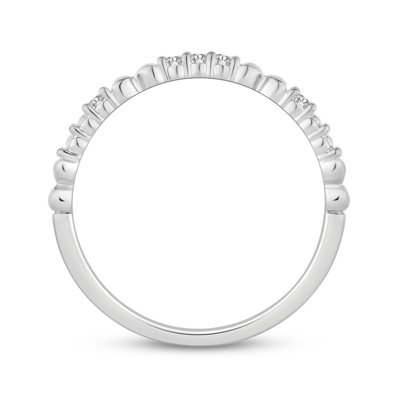 Main Image 3 of Adore Diamond Stackable Wedding Band 1/20 ct tw 14K White Gold