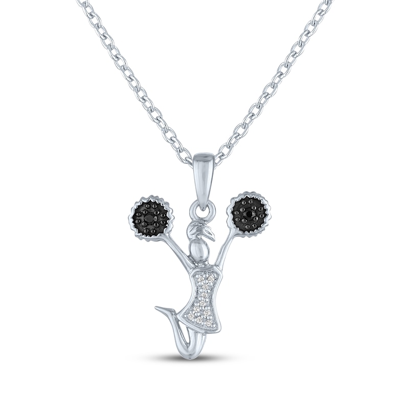 Sterling silver Cheer leader necklace. Sterling silver Cheer leader necklace.