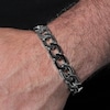 Thumbnail Image 4 of Men's Hexagon Link Bracelet Stainless Steel 8.5"