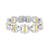 Thumbnail Image 1 of Men's Link Bracelet Stainless Steel & Yellow Ion Plating 8.5"