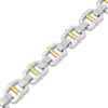 Thumbnail Image 2 of Men's Link Bracelet Stainless Steel & Yellow Ion Plating 8.5"