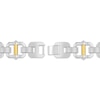 Thumbnail Image 3 of Men's Link Bracelet Stainless Steel & Yellow Ion Plating 8.5"