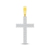 Thumbnail Image 1 of KAY Lab-Grown Diamonds Men's Cross Charm 1-1/2 ct tw 10K Yellow Gold