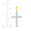 Thumbnail Image 5 of KAY Lab-Grown Diamonds Men's Cross Charm 1-1/2 ct tw 10K Yellow Gold