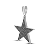 Thumbnail Image 2 of Men's Black Diamond Star Charm 1 ct tw Sterling Silver & Black Rhodium